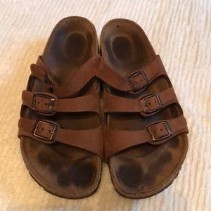 BIRKENSTOCK Brown sandals Sz 38